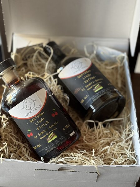Likör Genusskarton – Geschenkbox mit Likör für Genießer